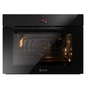 ILVE Professional Plus 80 cm svart glass TFT innbyggingsovn - Hydrolyse