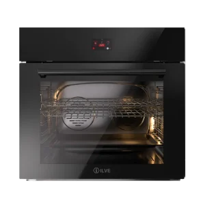 ILVE Professional Plus 76 cm svart glass TFT innbyggingsovn - Hydrolyse