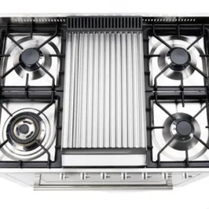 Gassgrill komfyr med grillbord