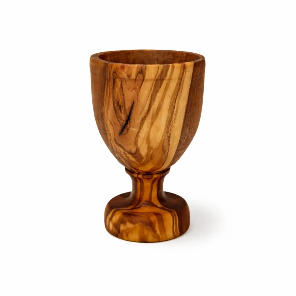 Eggeglass i oliventre 7,5 cm – Klassisk form