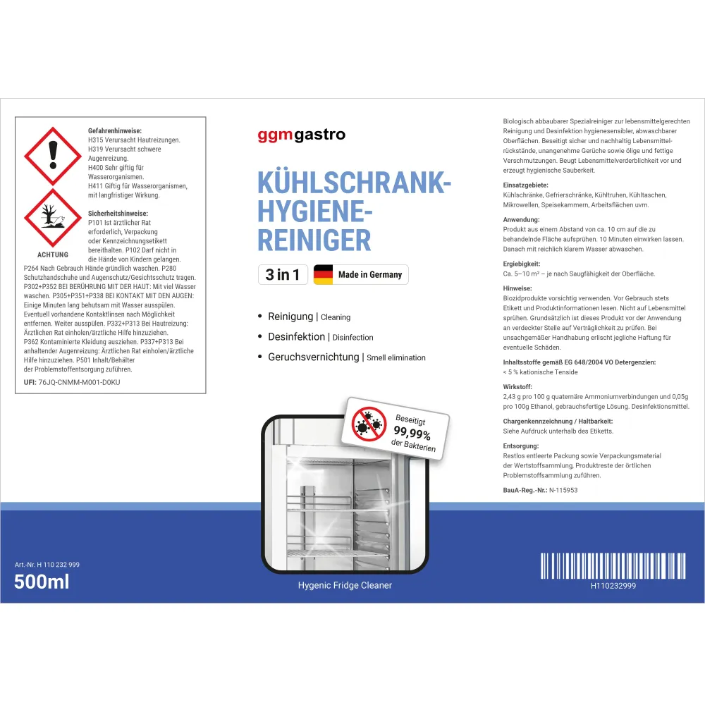 Hygienerens kjøleskap - 500 ml