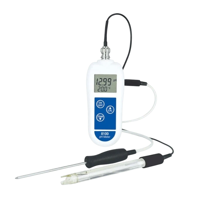 PH -sett og temperatur 8100