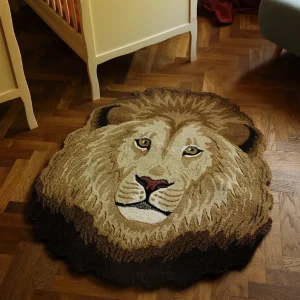 Ari Lion Head Rug Large