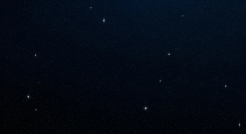 Barnas romtapet | Stjernehimmel med et mylder av glitrende stjerner