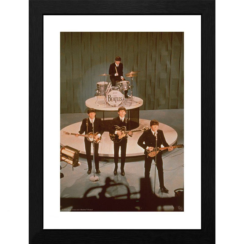 Beatles Innrammet Bilde 30 x 40 cm Ed Sullivan Show