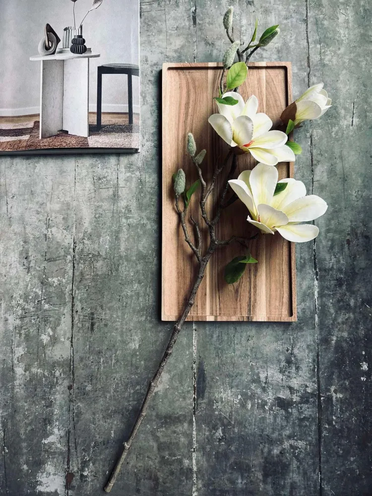 Blomst Magnolia - Hvit