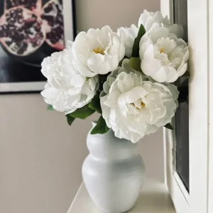 Blomst Peon hvit