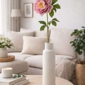 Blomst Peon - Rosa 73 cm