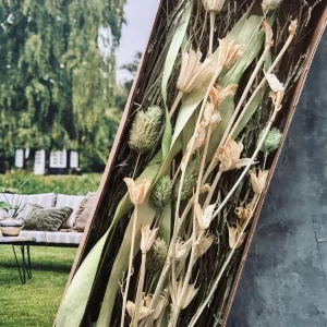 Blomster mix kasser - Natur lime