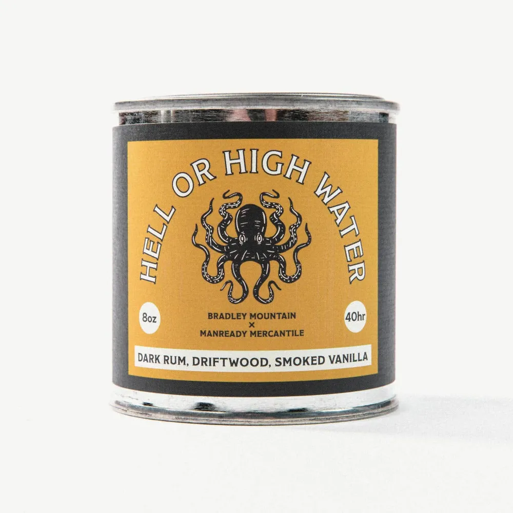 Bradley Mountain Travel Candle, Hell or High Water