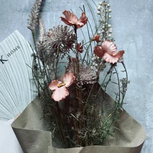 Bukett Rosa / lilla