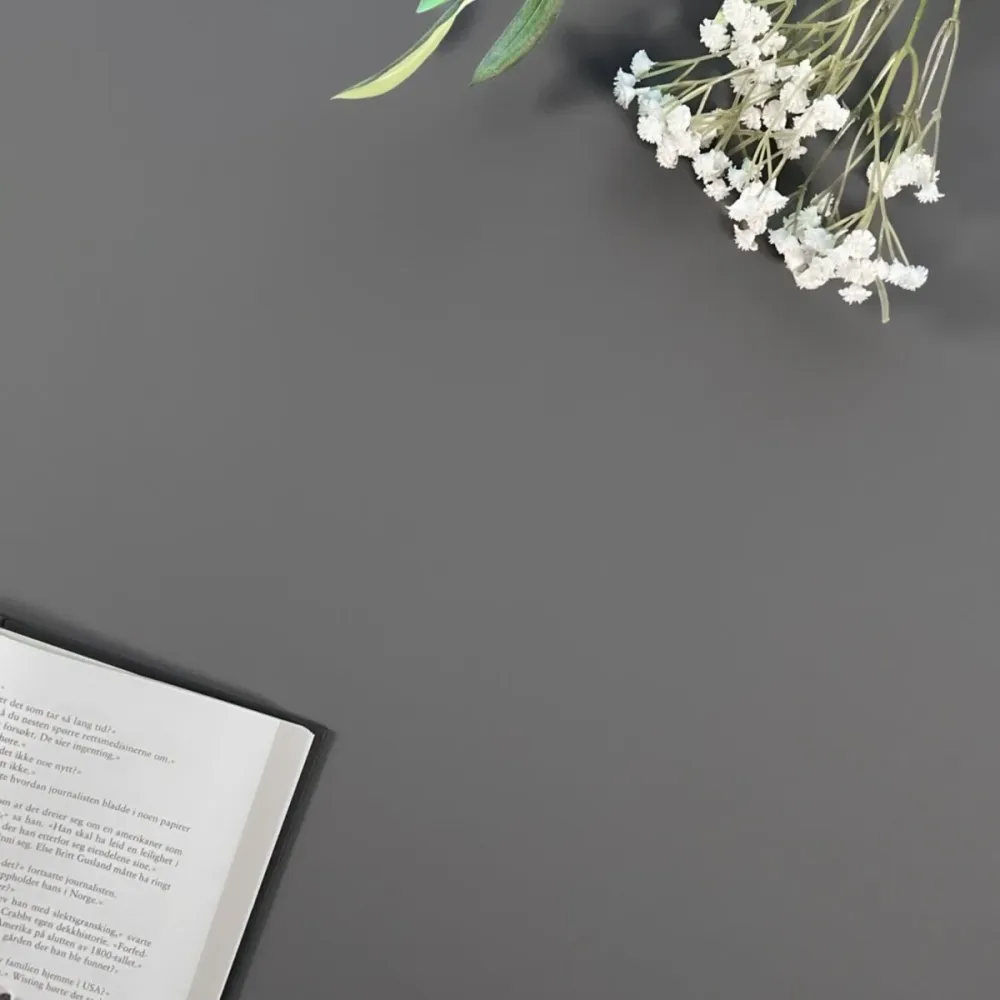 Charcoal grey supermatt kontaktplast 62 cm x 5 m