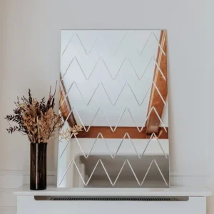 Complex Herringbone Mirror Small