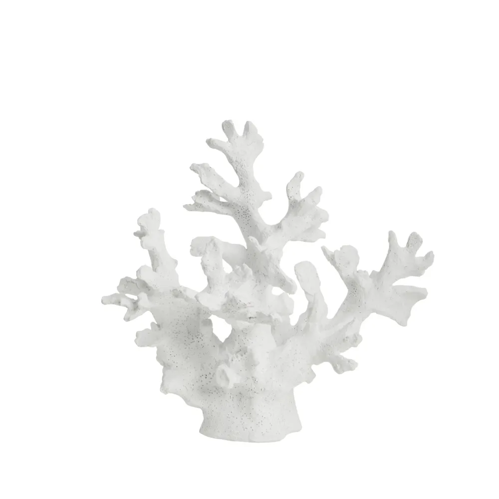 Corelle dekorasjon korall 22,5x13 cm. Hvit