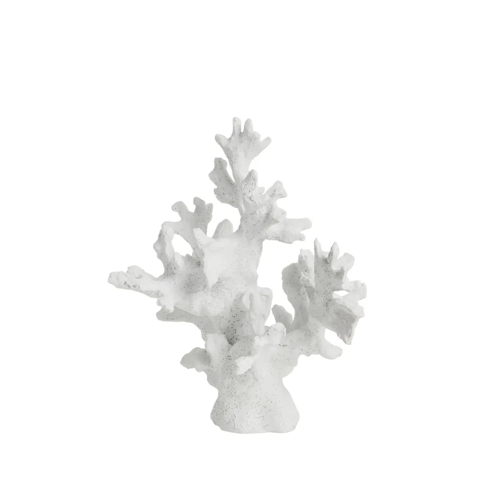 Corelle dekorasjon korall 22,5x13 cm. Hvit