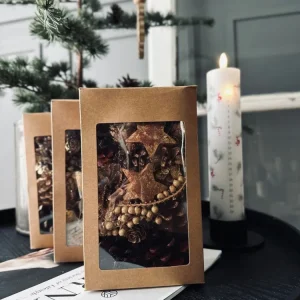 Deko box til juledekorasjon