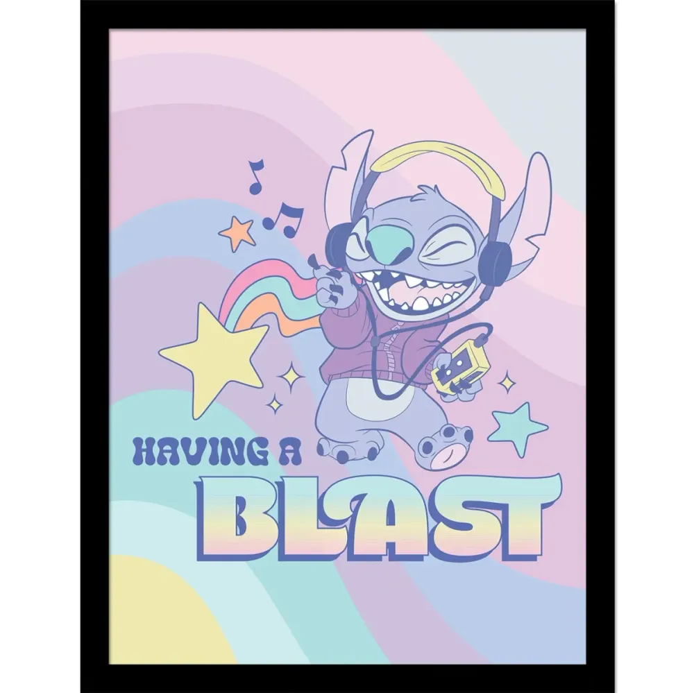 Disney's Lilo and Stitch Innrammet Bilde 30 x 40 cm Blast