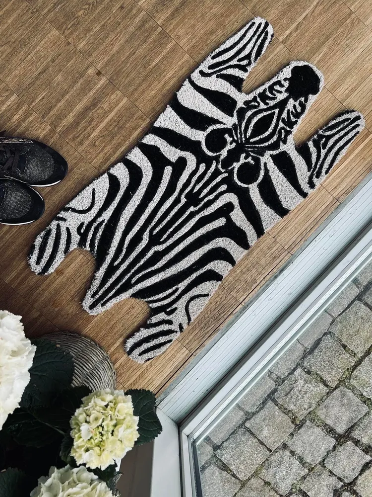DØRMATTE 40x75 ZEBRA Kokos
