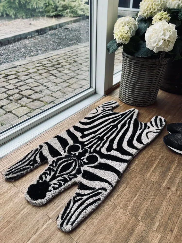 DØRMATTE 40x75 ZEBRA Kokos
