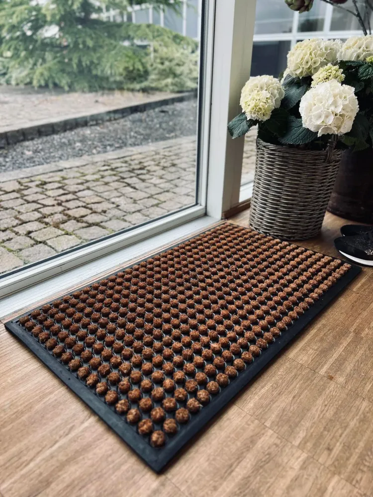 Dørmatte DOTS Natur - 45x75 cm