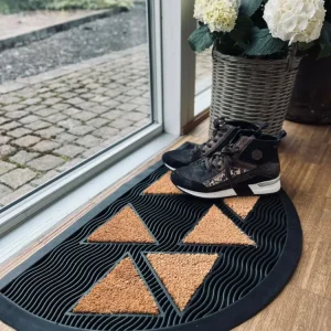 Dørmatte - Halvmåne ZIG ZAG