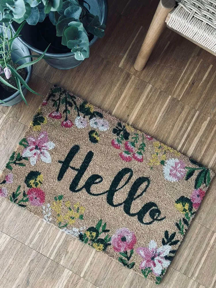 Dørmatte Hello Flora