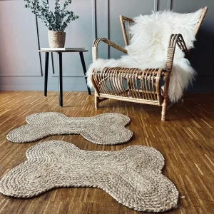 Dørmatte i jute - Kjøttbein 40x60 cm