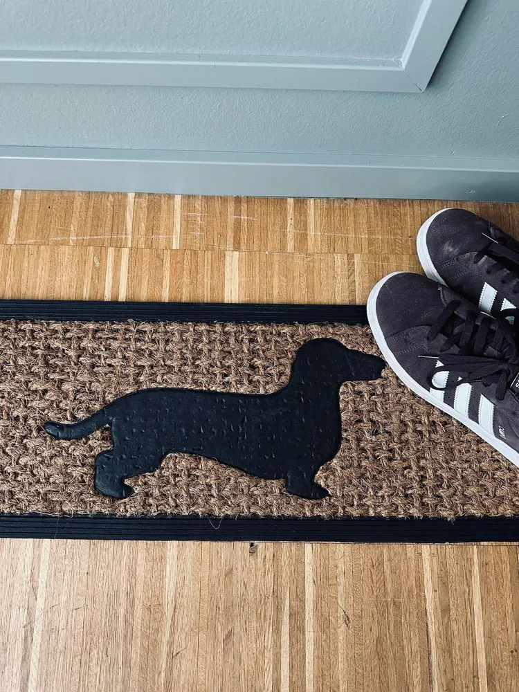 Dørmatte med hund