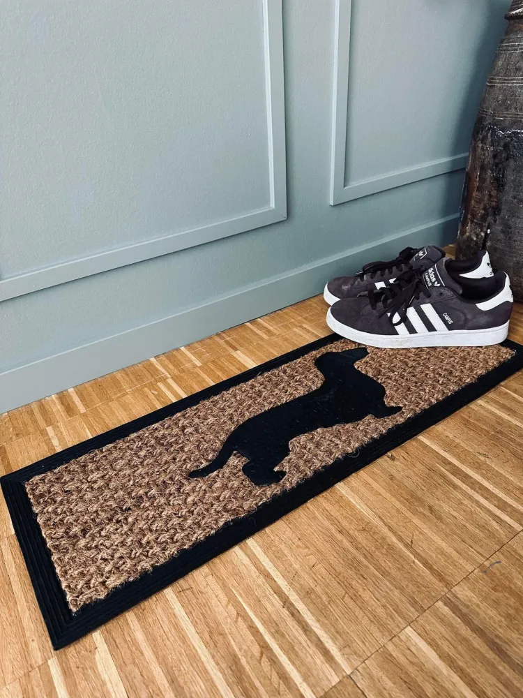 Dørmatte med hund