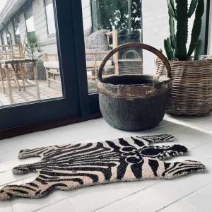 Dørmatte Zebra kokos