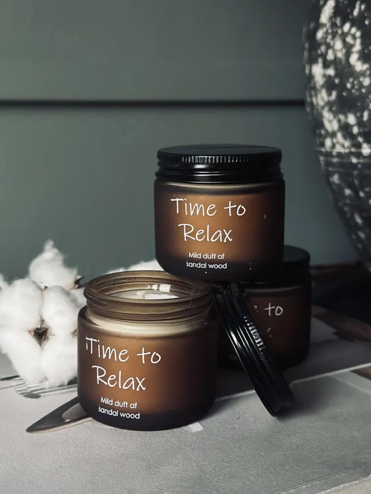 Duftlys 3 stk – SANDALWOOD