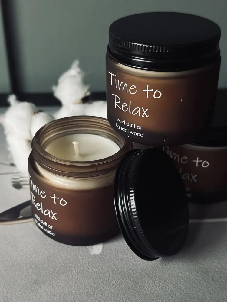 Duftlys 3 stk – SANDALWOOD