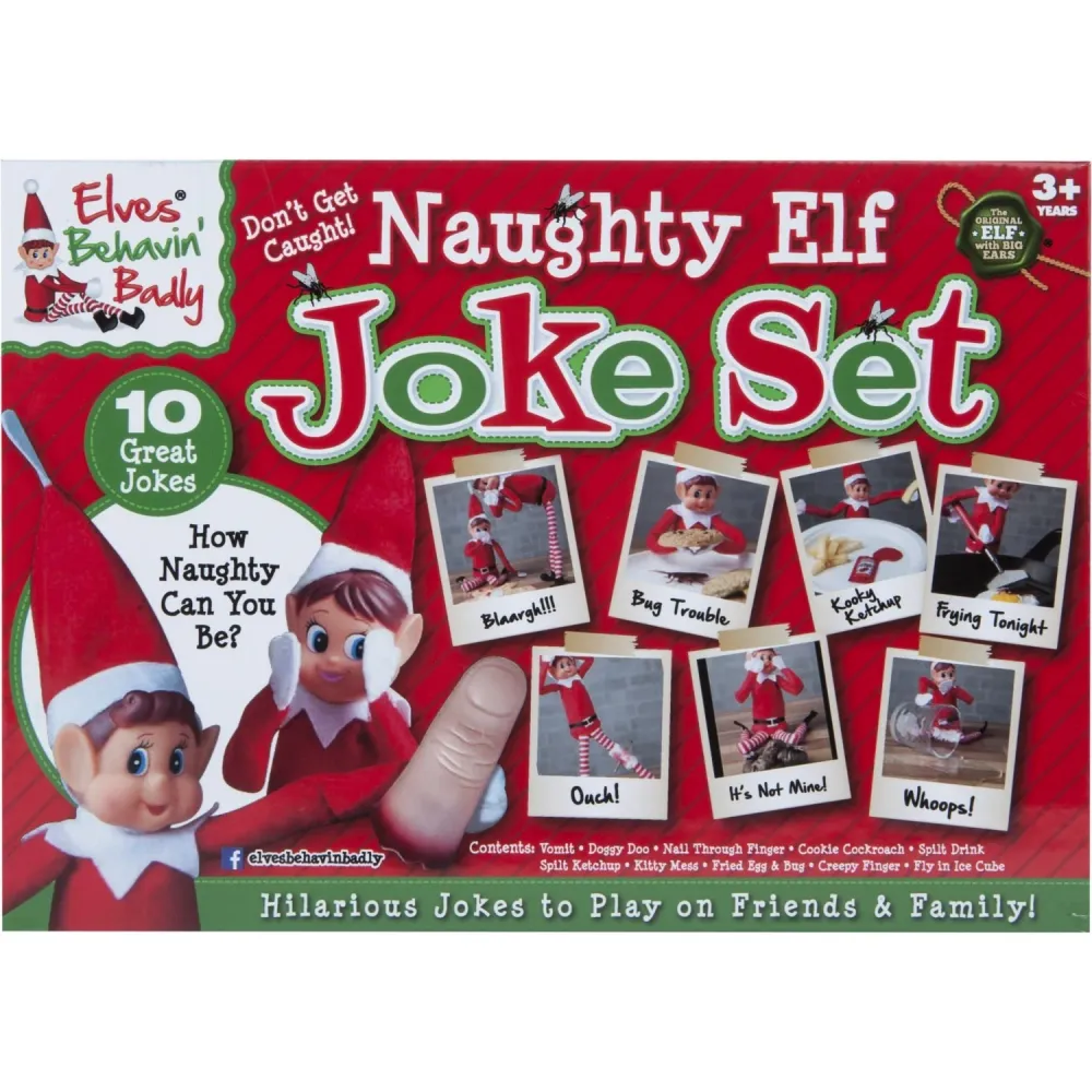 Elves Behavin' Badley Naughty Elf Box 10 Jokes