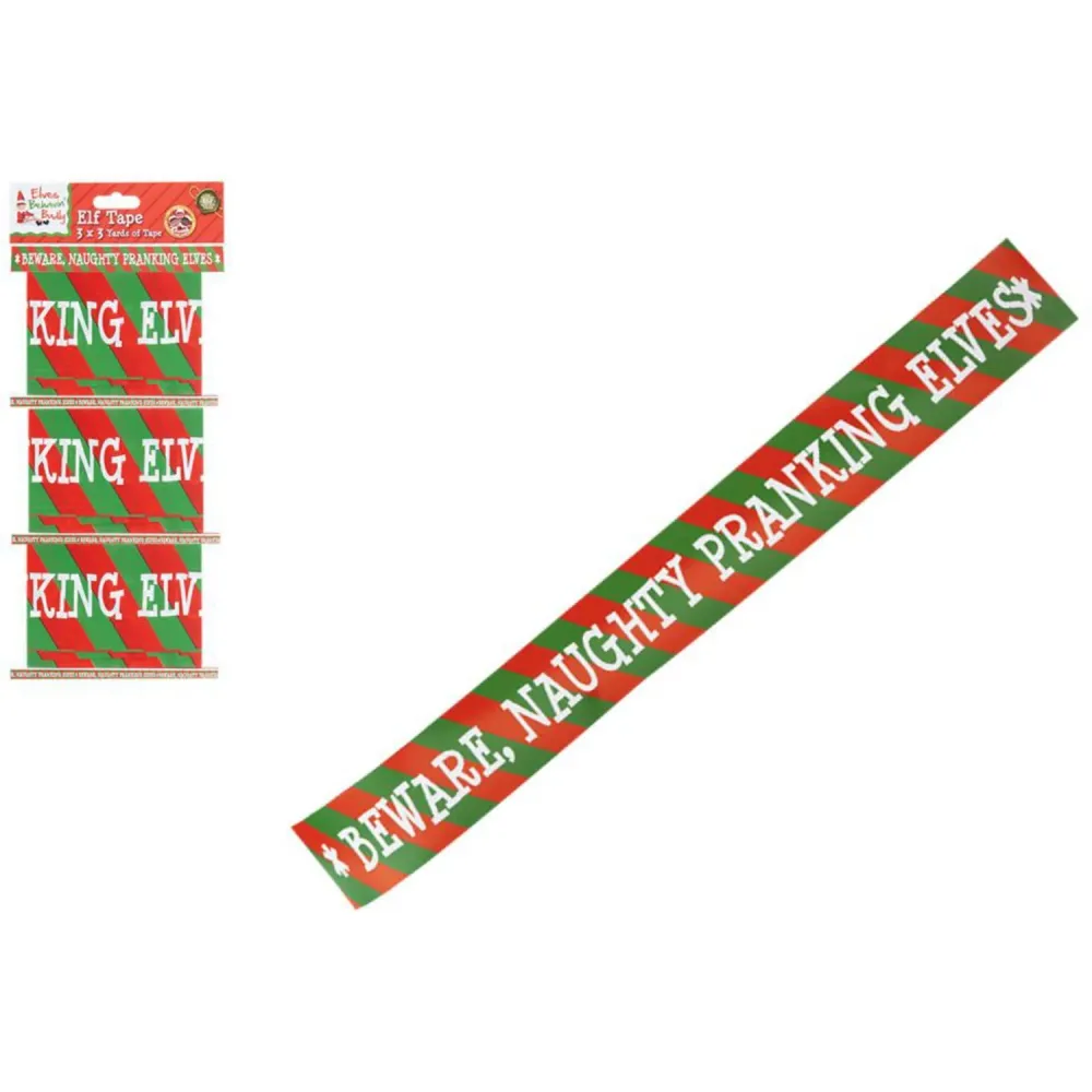 Elves Behavin' Badley Pranking Elf Tape 3 X 2,75cm
