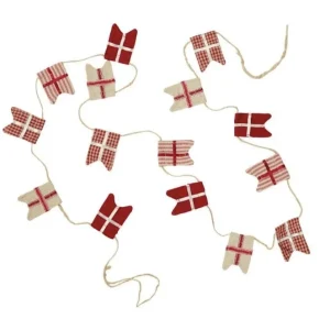 Flagglenke med 13 flagg - 195 cm
