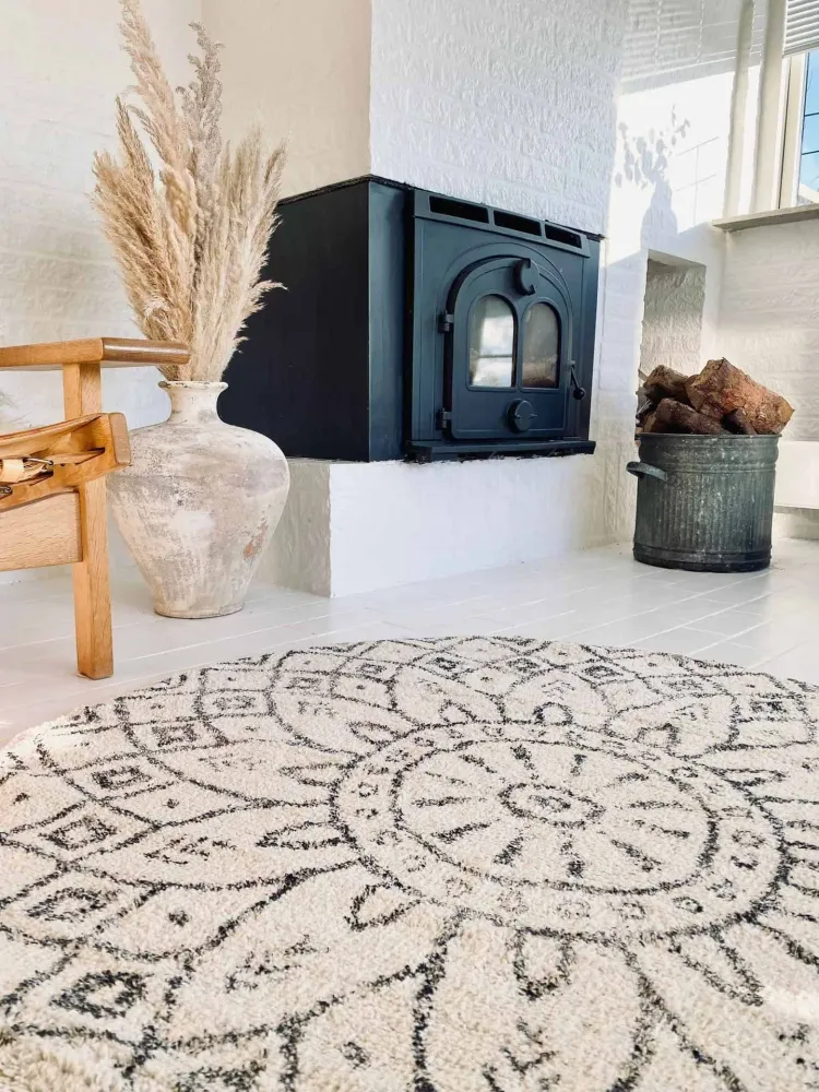 Gulvteppe BOHEME dia 120 cm