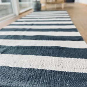 Gulvteppe BRED STRIB 70x200cm koks / natur