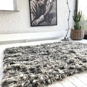 Gulvteppe i gotlandsk lammeskinn - 150x200