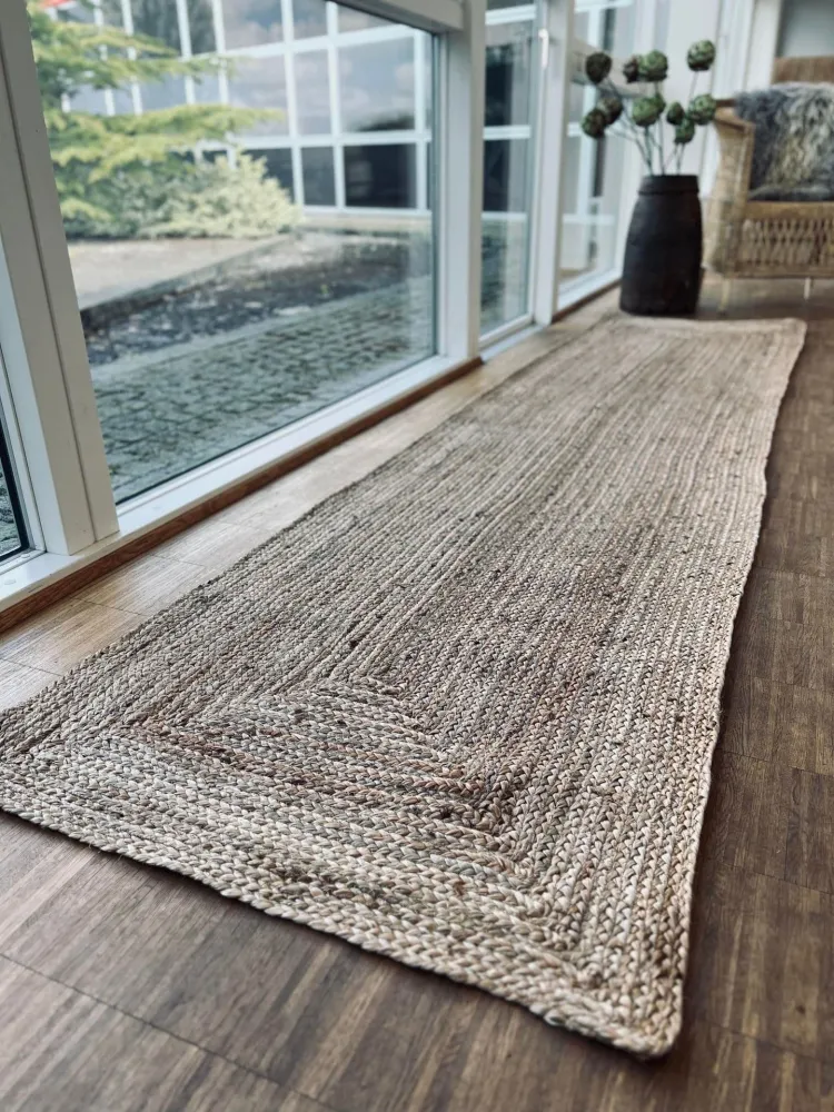 Gulvteppe jute – 70x300 cm