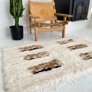 Gulvteppe lammeskinn – 100x150