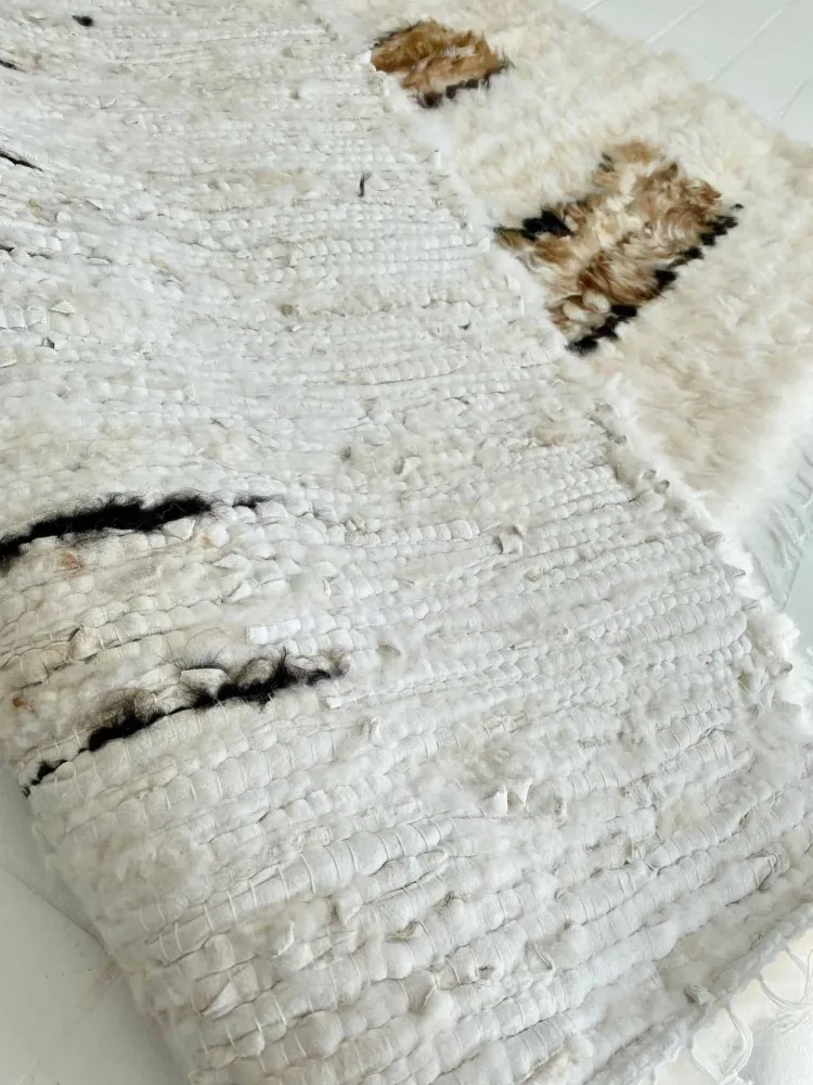 Gulvteppe lammeskinn – 100x150