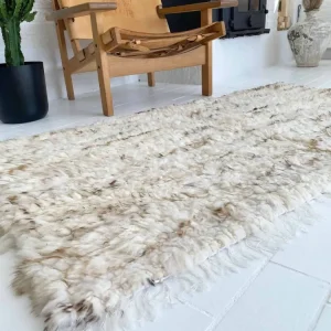 Gulvteppe lammeskinn – 94x160