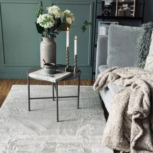 Gulvteppe Plys - Lys beige