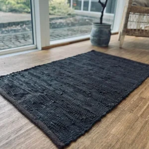 Gulvteppe i skinn - 60x90 Valnøtt