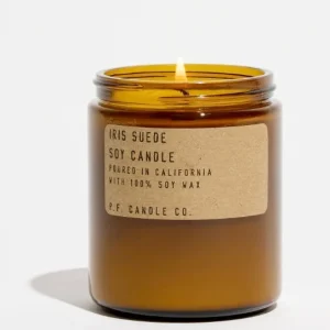 No. 23 Iris Suede Soy Candle
