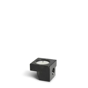 Jeu de dés 2 candle holder - Black