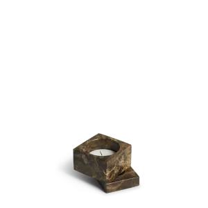Jeu de dés 1 candle holder - Brown