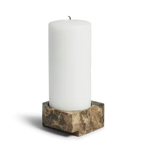 Jeu de dés 3 candle holder - Brown