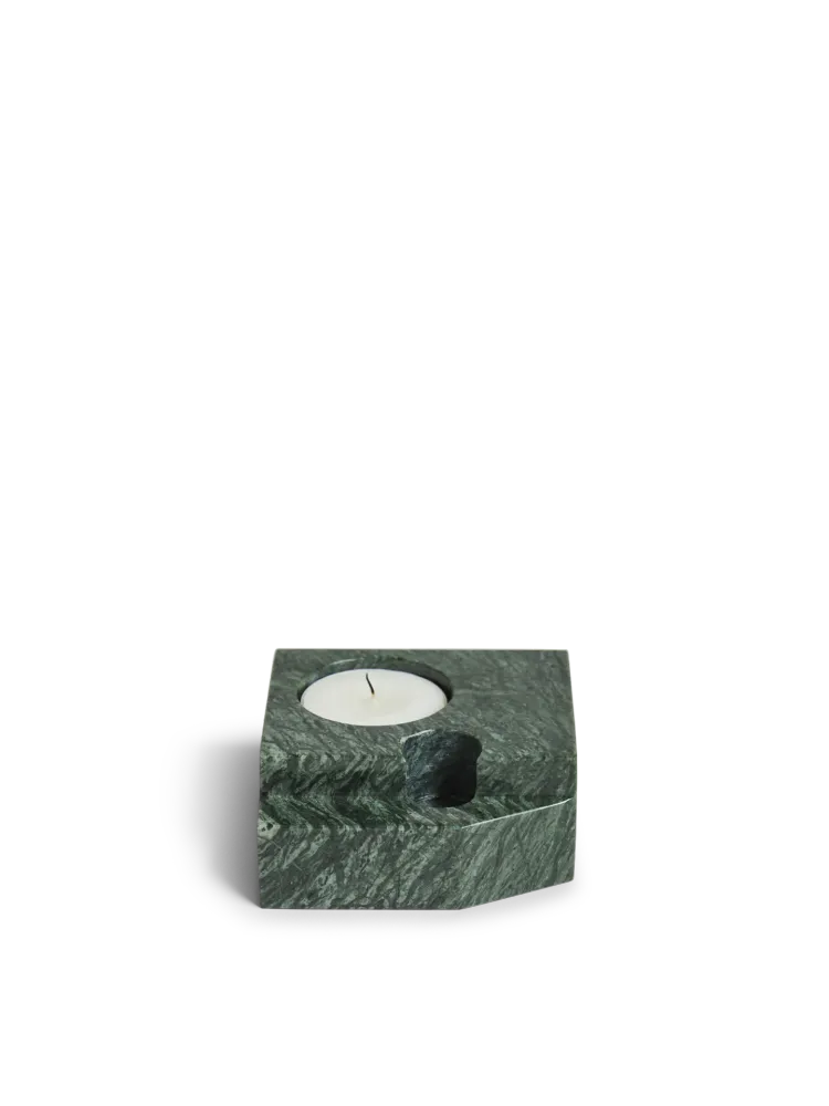 Jeu de dés 3 candle holder - Green