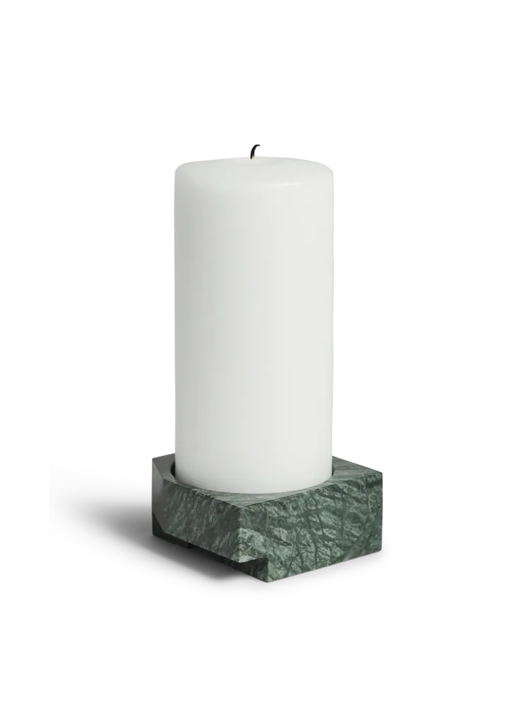 Jeu de dés 3 candle holder - Green
